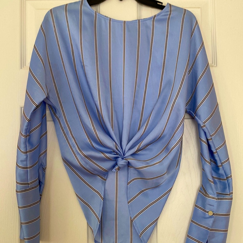 Silk Express shirt with flared sleeves